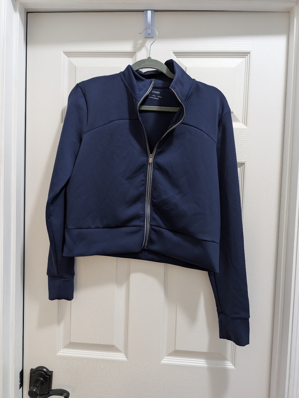 OYSHO Navy Full-Zip Jacket